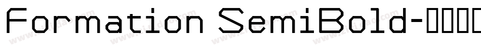 Formation SemiBold字体转换